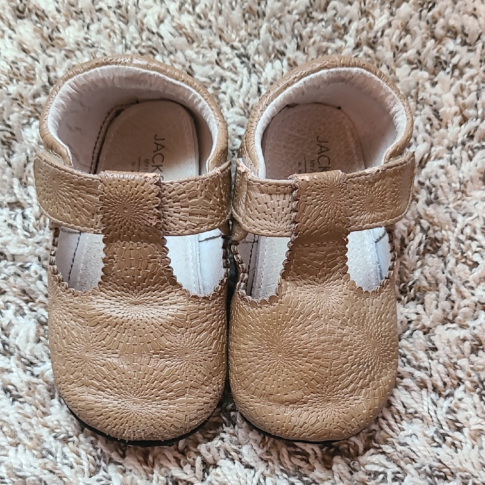 Tan Kids Dress Shoes